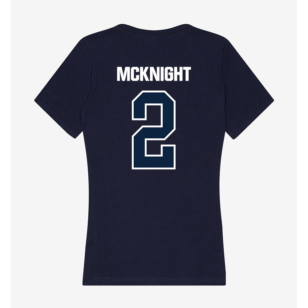 UNF - NCAA Women's Volleyball : Kailey McKnight - Women's V-Neck T-Shirt-1