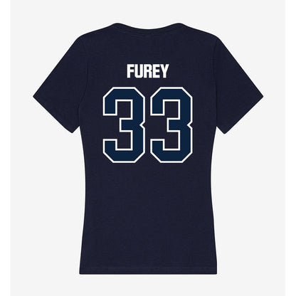 UNF - NCAA Baseball : Ryan Furey - Women's V-Neck T-Shirt-1