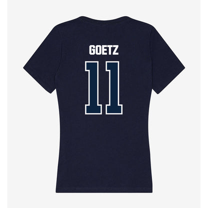 UNF - NCAA Women's Soccer : Sophia Goetz - Women's V-Neck T-Shirt-1