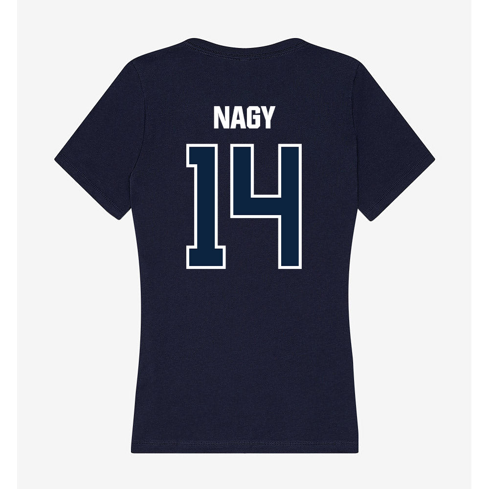 UNF - NCAA Softball : Marley Nagy - Women's V-Neck T-Shirt-1