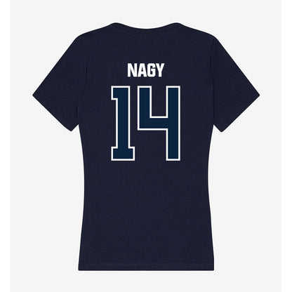 UNF - NCAA Softball : Marley Nagy - Women's V-Neck T-Shirt-1
