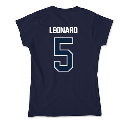 UNF - NCAA Baseball : Cal Leonard - Soft Style Women’s T-Shirt-1