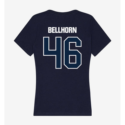 UNF - NCAA Baseball : Jackson Bellhorn - Women's V-Neck T-Shirt-1