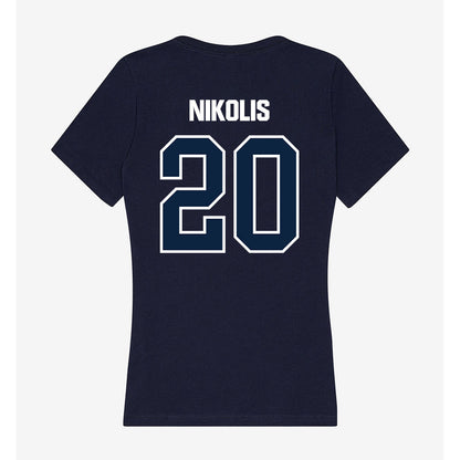 UNF - NCAA Baseball : Trevor Nikolis - Women's V-Neck T-Shirt-1