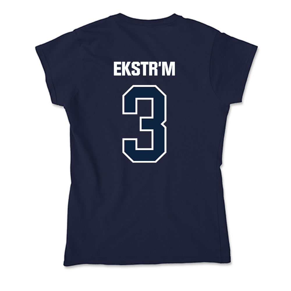 UNF - NCAA Women's Basketball : Anja Ekstr'm - Soft Style Women’s T-Shirt-1