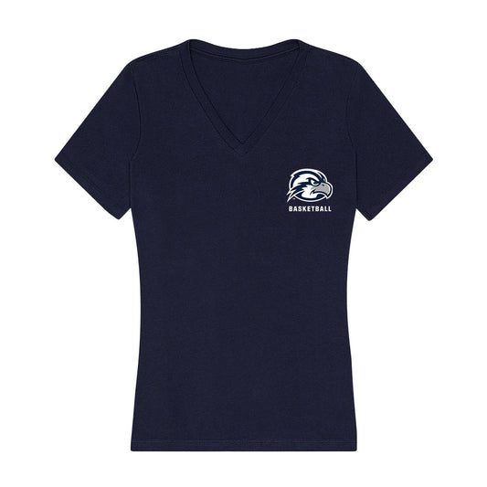 UNF - NCAA Men's Basketball : Mason Watkins - Women's V-Neck T-Shirt-0