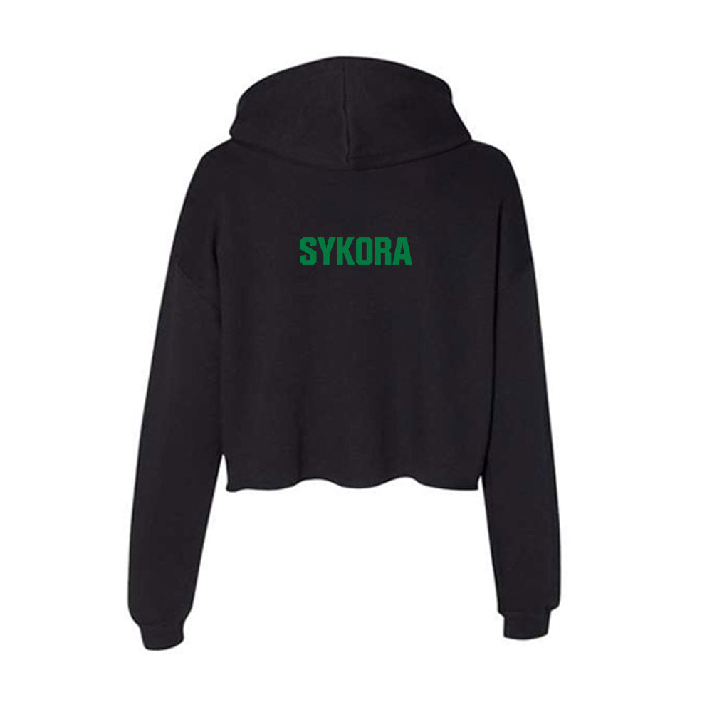 North Texas - NCAA Women's Track & Field : Addison Sykora - Women's Crop Fleece Hoodie-1