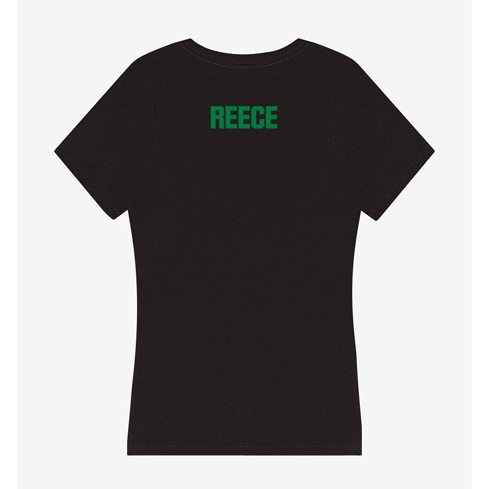 North Texas - NCAA Women's Track & Field : Jasmyn Reece - Women's V-Neck T-Shirt-1