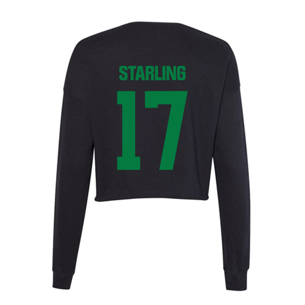 North Texas - NCAA Football : Taylor Starling - Women's Cropped Crew Fleece-1
