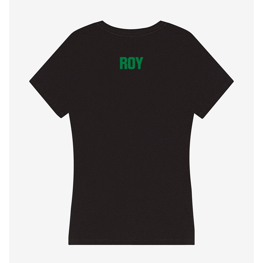 North Texas - NCAA Women's Track & Field : Makayla Roy - Women's V-Neck T-Shirt-1
