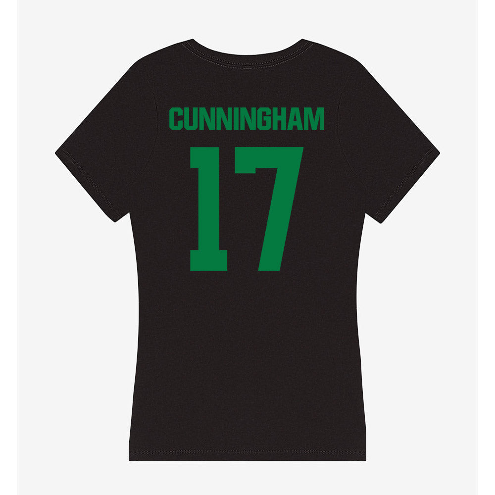 North Texas - NCAA Women's Soccer : Lily Cunningham - Women's V-Neck T-Shirt-1