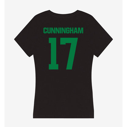 North Texas - NCAA Women's Soccer : Lily Cunningham - Women's V-Neck T-Shirt-1