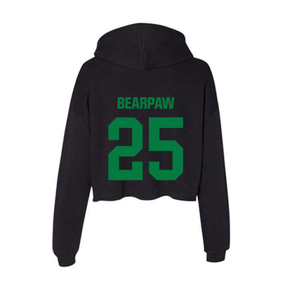 North Texas - NCAA Softball : Kailyn Bearpaw - Women's Crop Fleece Hoodie-1