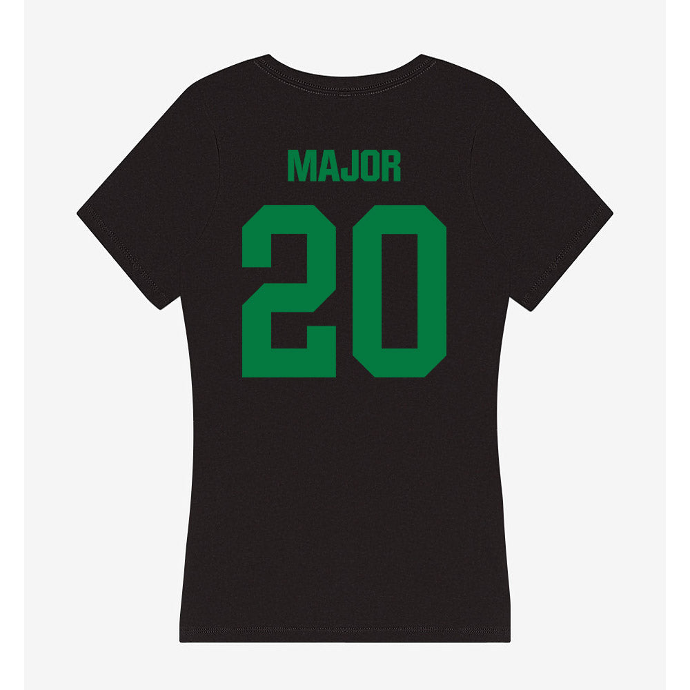 North Texas - NCAA Women's Soccer : Abigail Major - Women's V-Neck T-Shirt-1