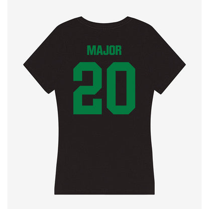 North Texas - NCAA Women's Soccer : Abigail Major - Women's V-Neck T-Shirt-1