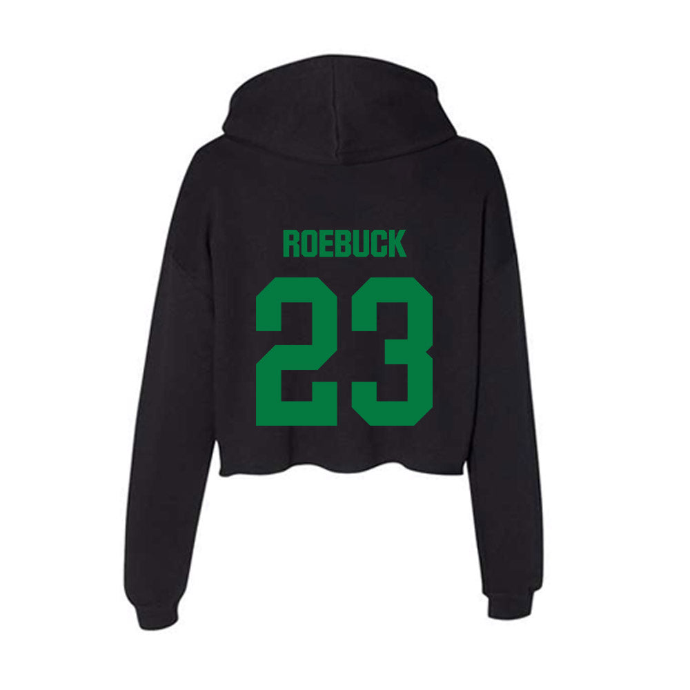 North Texas - NCAA Women's Soccer : Rachel Roebuck - Women's Crop Fleece Hoodie-1