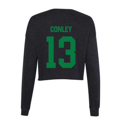 North Texas - NCAA Softball : Madison Conley - Women's Cropped Crew Fleece-1