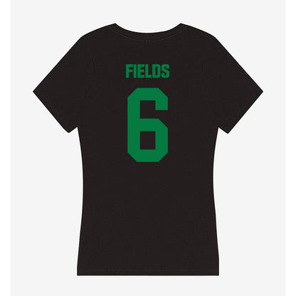 North Texas - NCAA Football : Trey Fields - Women's V-Neck T-Shirt-1