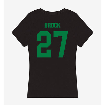 North Texas - NCAA Softball : Katy Brock - Women's V-Neck T-Shirt-1