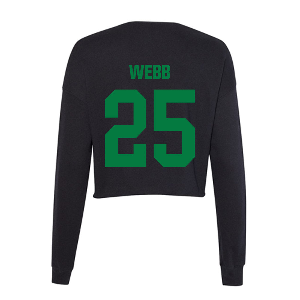 North Texas - NCAA Women's Soccer : Sarah Peyton Webb - Women's Cropped Crew Fleece-1