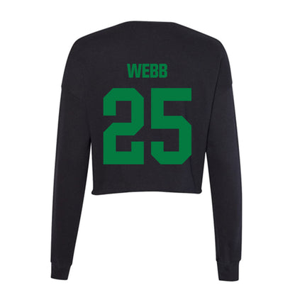 North Texas - NCAA Women's Soccer : Sarah Peyton Webb - Women's Cropped Crew Fleece-1