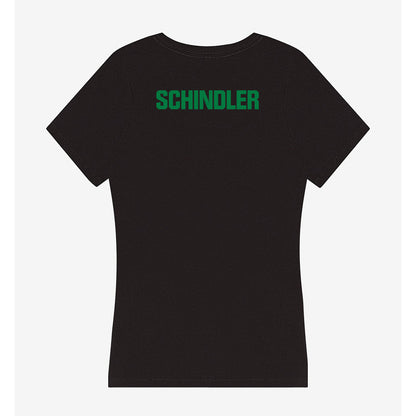 North Texas - NCAA Women's Swimming & Diving : Jette Helene Schindler - Women's V-Neck T-Shirt-1