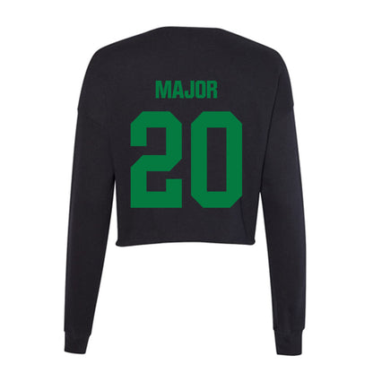 North Texas - NCAA Women's Soccer : Abigail Major - Women's Cropped Crew Fleece-1