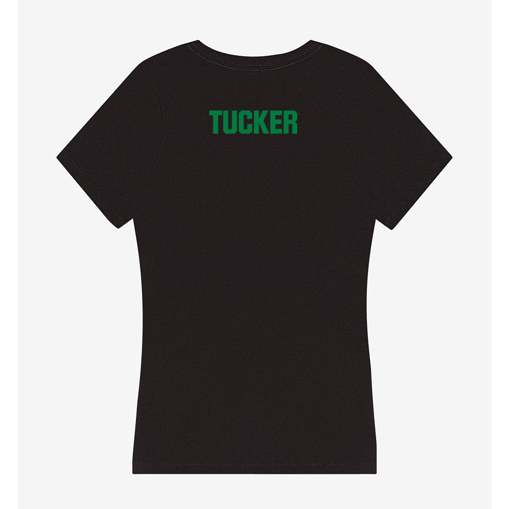 North Texas - NCAA Women's Track & Field : Kendahl Tucker - Women's V-Neck T-Shirt-1