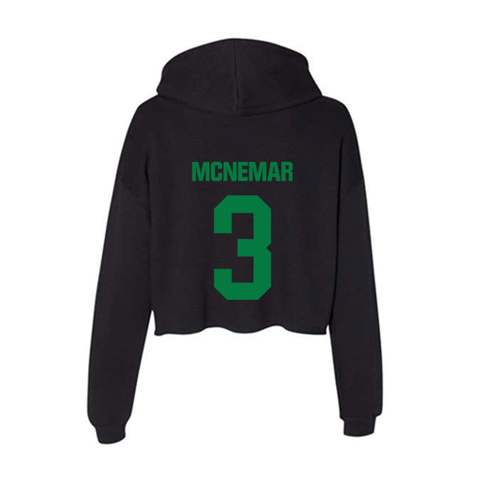 North Texas - NCAA Softball : Blayze McNemar - Women's Crop Fleece Hoodie-1