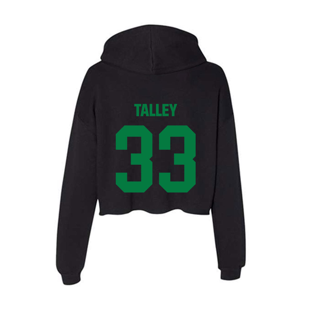 North Texas - NCAA Women's Basketball : Jaelyn Talley - Women's Crop Fleece Hoodie-1