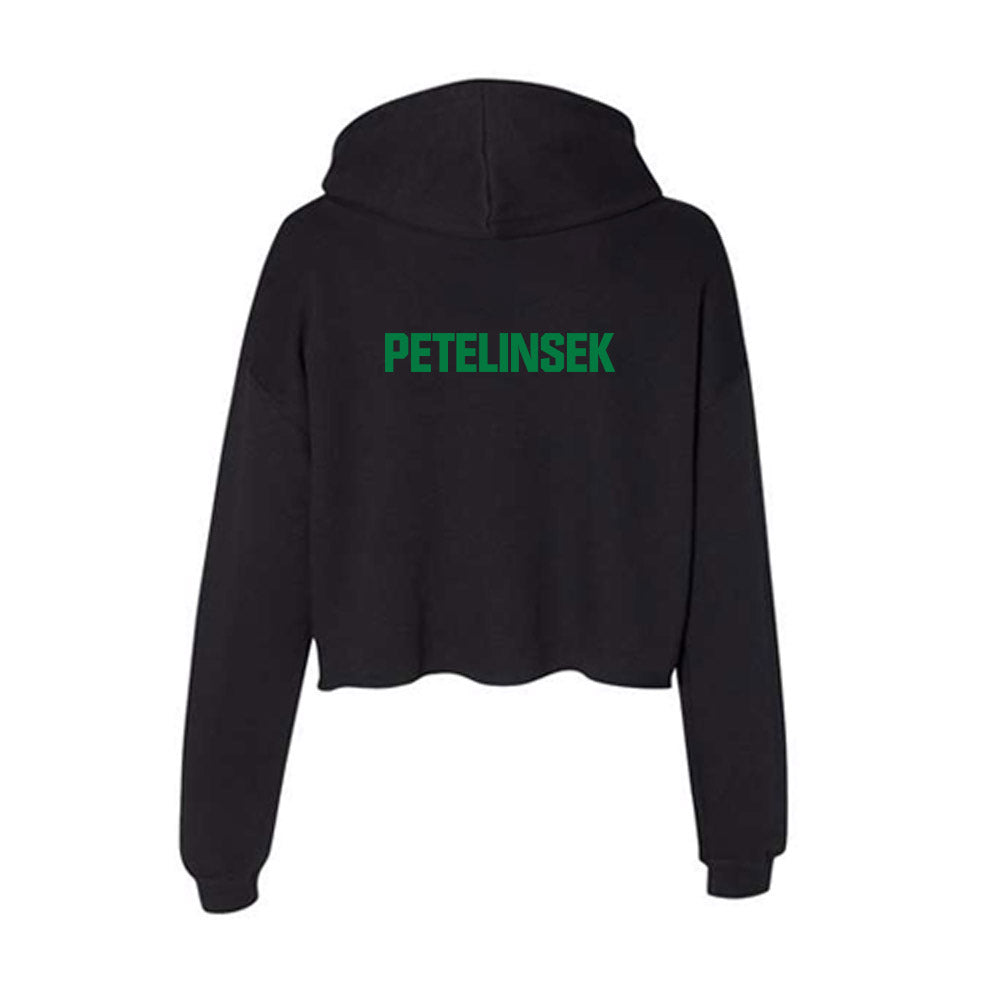 North Texas - NCAA Women's Tennis : Pia Petelinsek - Women's Crop Fleece Hoodie-1