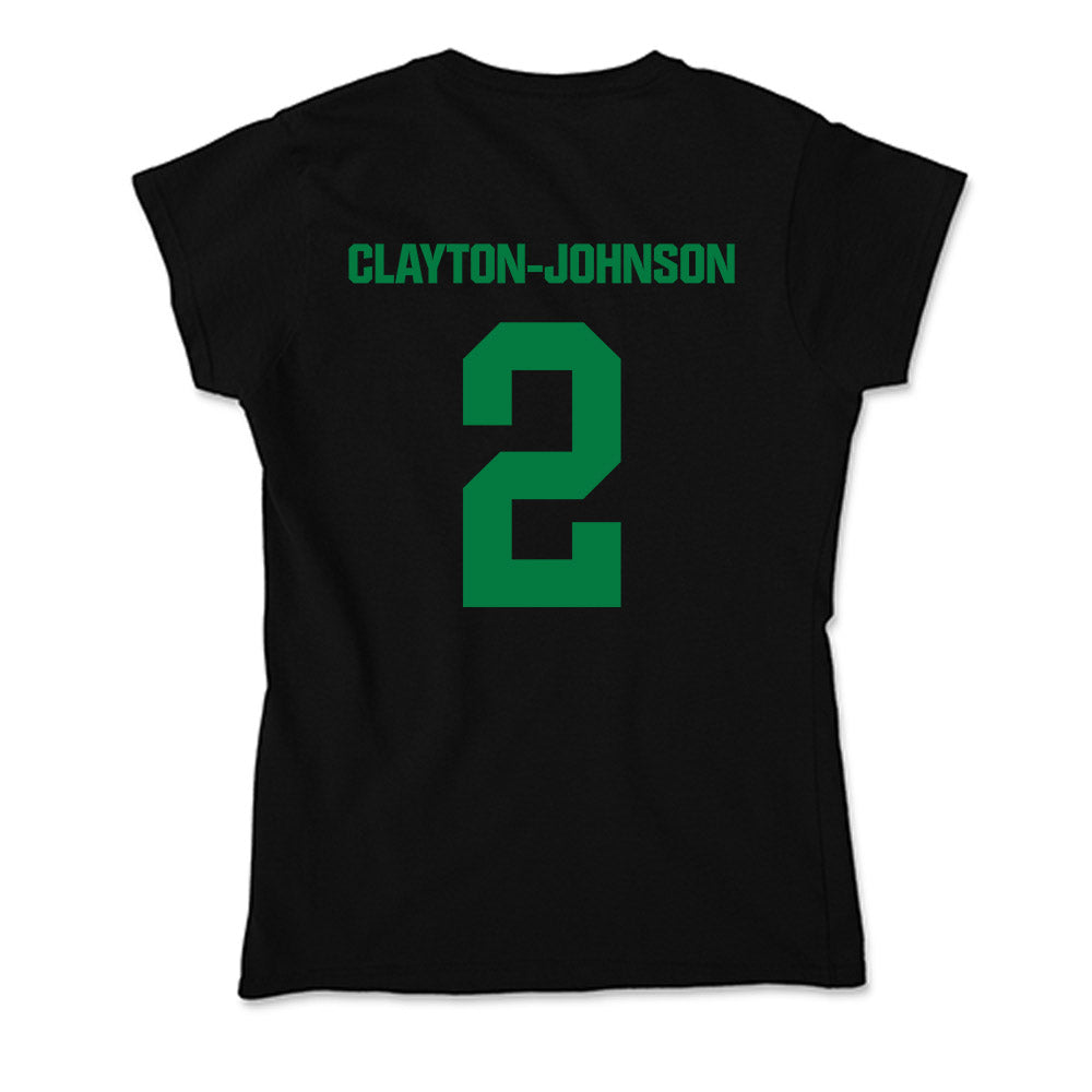 North Texas - NCAA Football : Shaadie Clayton-Johnson - Soft Style Women’s T-Shirt-1