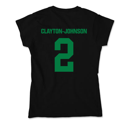North Texas - NCAA Football : Shaadie Clayton-Johnson - Soft Style Women’s T-Shirt-1