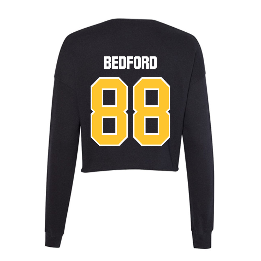 Southern Miss - NCAA Football : Terron Bedford - Women's Cropped Crew Fleece-1