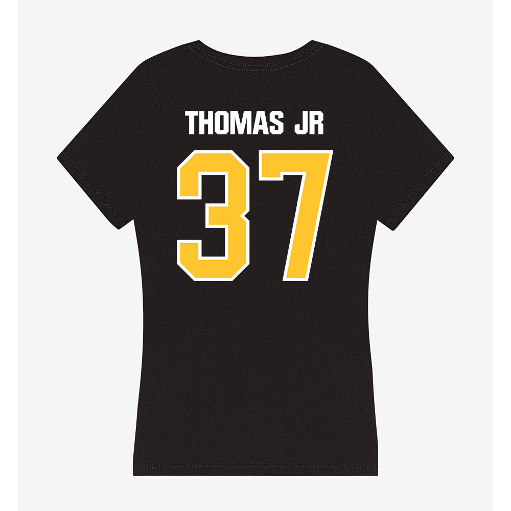 Southern Miss - NCAA Football : Eric Thomas Jr - Women's V-Neck T-Shirt-1