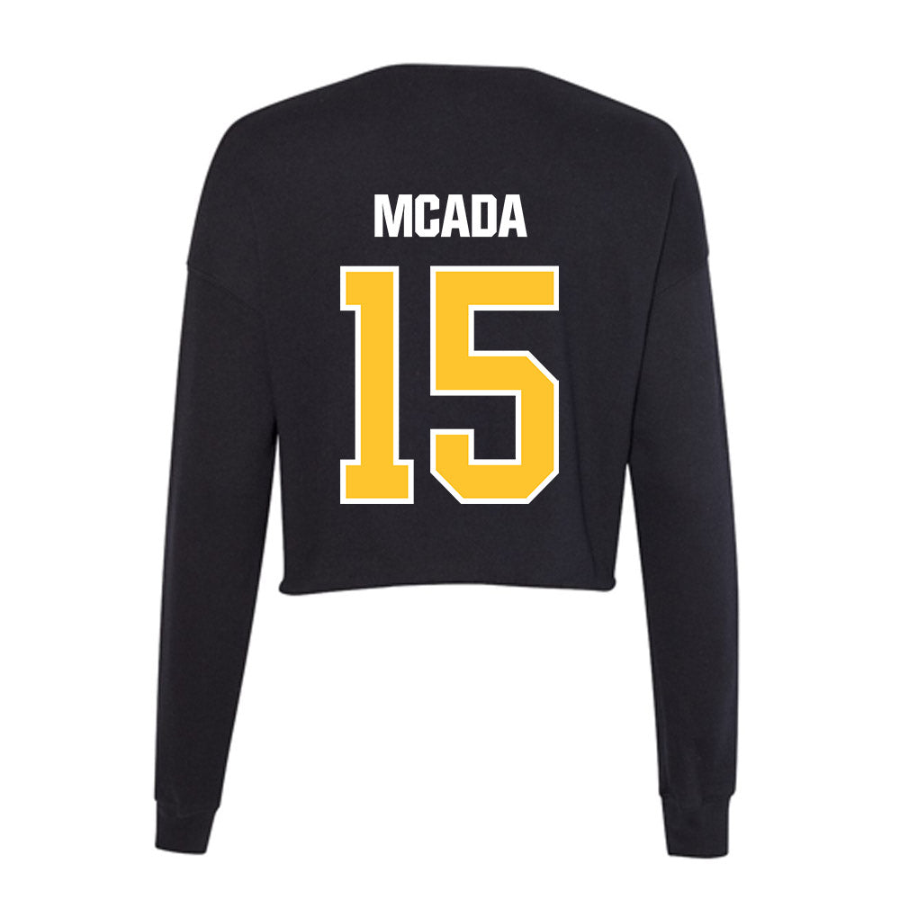 Southern Miss - NCAA Women's Volleyball : Sadie McAda - Women's Cropped Crew Fleece-1