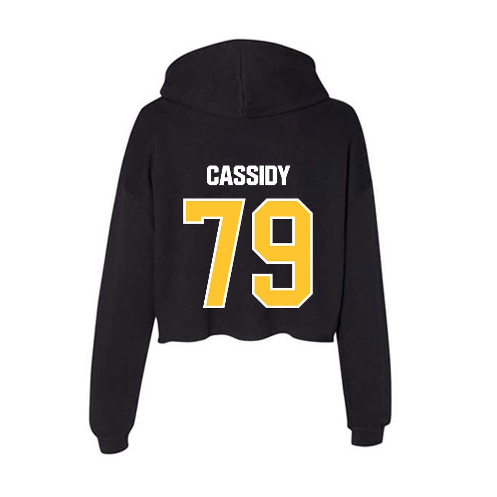 Southern Miss - NCAA Football : Liam Cassidy - Women's Crop Fleece Hoodie-1