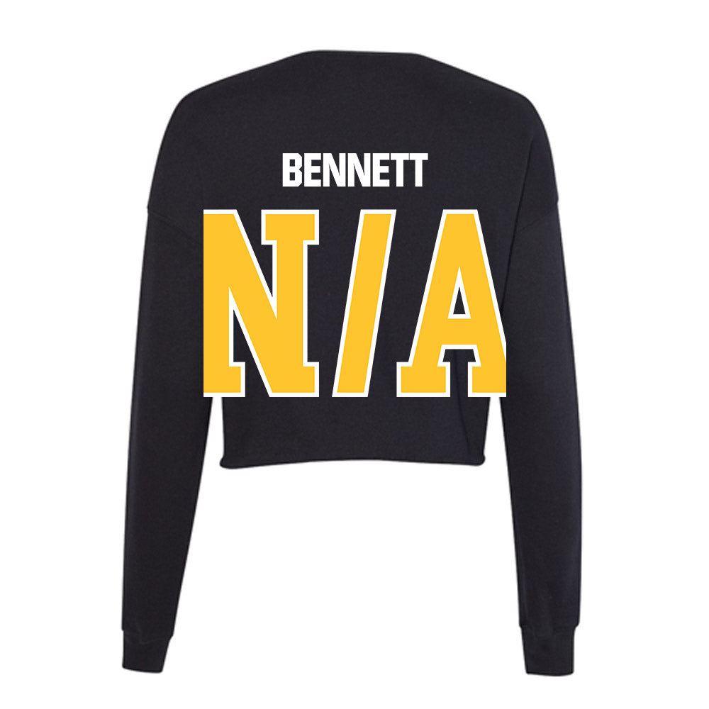 Southern Miss - NCAA Men's Track & Field : Cornelius Bennett - Women's Cropped Crew Fleece-1
