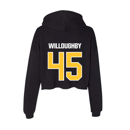 Southern Miss - NCAA Baseball : Brooks Willoughby - Women's Crop Fleece Hoodie-1