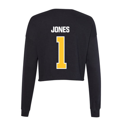 USF - NCAA Men's Track & Field : Mike Jones - Women's Cropped Crew Fleece-1