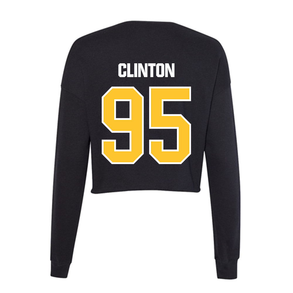 Southern Miss - NCAA Football : Mason Clinton - Women's Cropped Crew Fleece-1