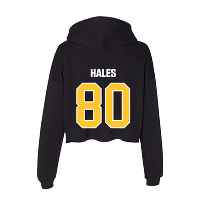 Southern Miss - NCAA Football : Zavian Hales - Women's Crop Fleece Hoodie-1