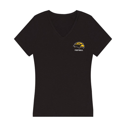 Southern Miss - NCAA Football : Trey Horne - Women's V-Neck T-Shirt-0