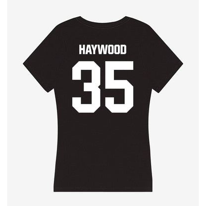 SSU - NCAA Men's Basketball : Terence Haywood - Women's V-Neck T-Shirt-1