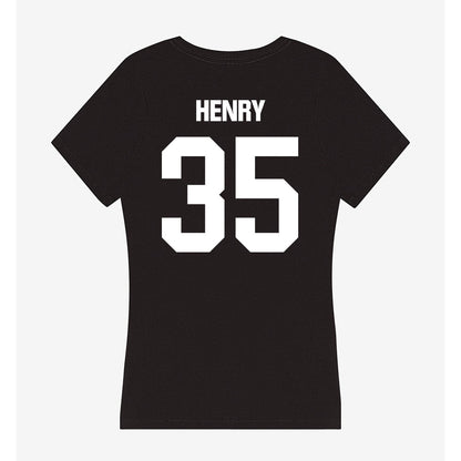 SSU - NCAA Baseball : Marcellus Henry - Women's V-Neck T-Shirt-1