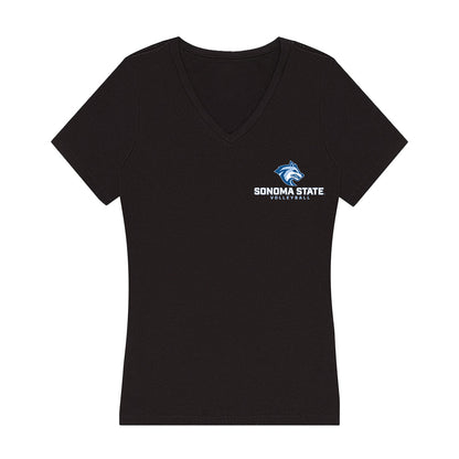 SSU - NCAA Women's Volleyball : Kaili Spooner - Women's V-Neck T-Shirt-0