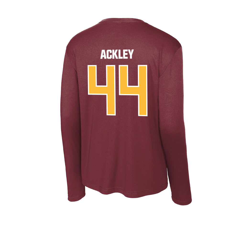 UMN Duluth - NCAA Football : Ean Ackley - Activewear Long Sleeve T-Shirt-1