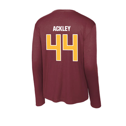 UMN Duluth - NCAA Football : Ean Ackley - Activewear Long Sleeve T-Shirt-1