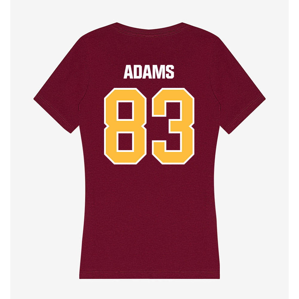 UMN Duluth - NCAA Football : Brenden Adams - Women's V-Neck T-Shirt-1