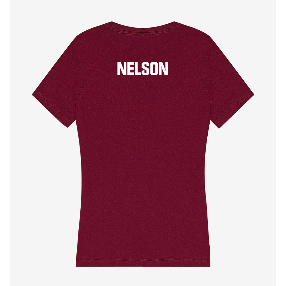 UMN Duluth - NCAA Women's Tennis : Lilly Nelson - Women's V-Neck T-Shirt-1